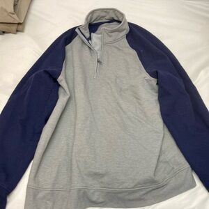 Large crew neck sweater